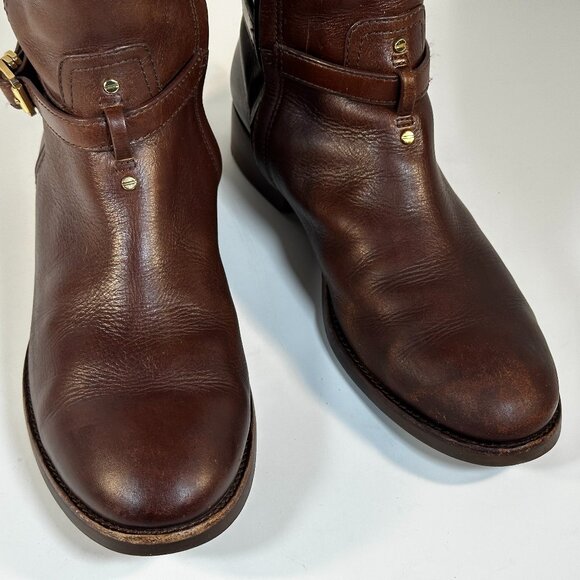 Tory Burch Brown Leather Boots size 9.5 - Picture 16 of 16